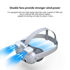 For Meta Quest 3 Air Circulation Heat Dissipation Replacement Mask With Fan Anti-Fogging VR Mask Accessories