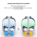 For Meta Quest 3 Air Circulation Heat Dissipation Replacement Mask With Fan Anti-Fogging VR Mask Accessories
