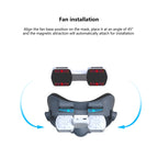 For Meta Quest 3 Air Circulation Heat Dissipation Replacement Mask With Fan Anti-Fogging VR Mask Accessories