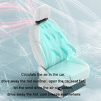 Car Turbine High Wind USB Plug-in Seat Back Fan