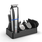 MARSKE 6 In 1 Hair Clipper Grooming Set Rechargeable Razor Carving Nose Hair Trimmer