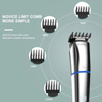 MARSKE 6 In 1 Hair Clipper Grooming Set Rechargeable Razor Carving Nose Hair Trimmer