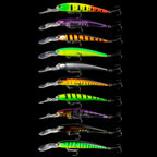 10colors /Set HENGJIA MI103 Diving Minnow Dummy Bait Biomimetic Lua Hard Lure