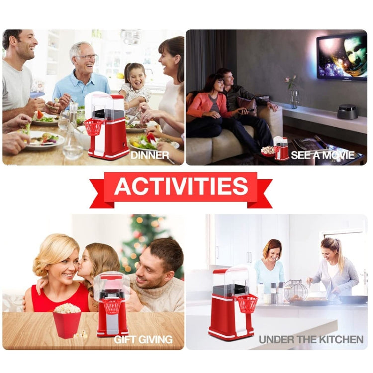 1200W Basket Popcorn Machine Electric Automatic Corn Popper