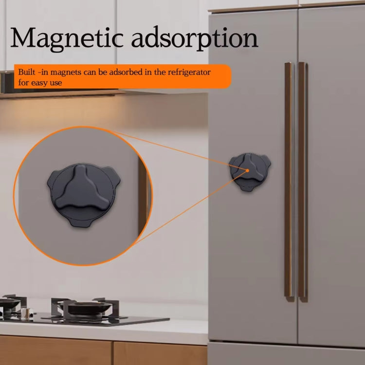 Magnetic Rotatable Can Opener Portable Beer Coke Manual Bottle Opener