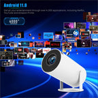 HY300 PRO Smart Projector Android 11.0 System 160 Lumen Portable Projector