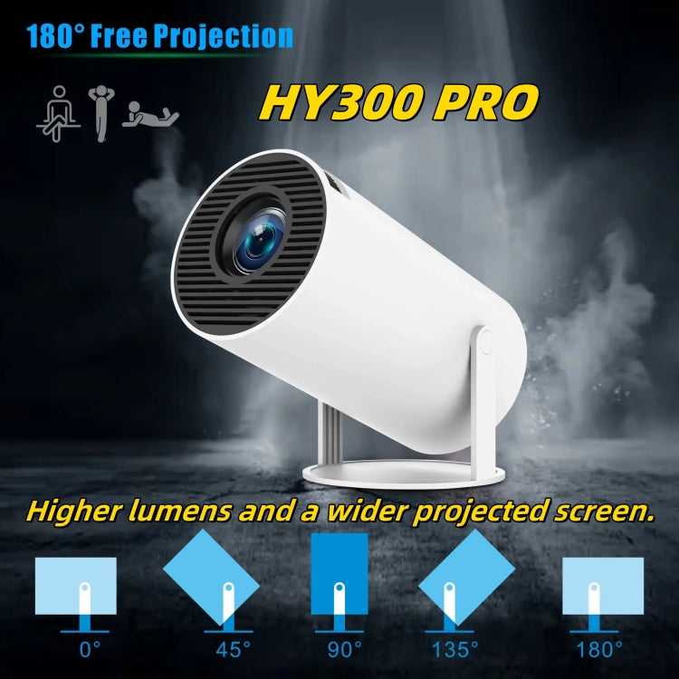 HY300 PRO Smart Projector Android 11.0 System 160 Lumen Portable Projector