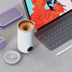 Wireless Milk Warmer Heating Mixing Cup for Coffee / Cereal / Medicine Preparation