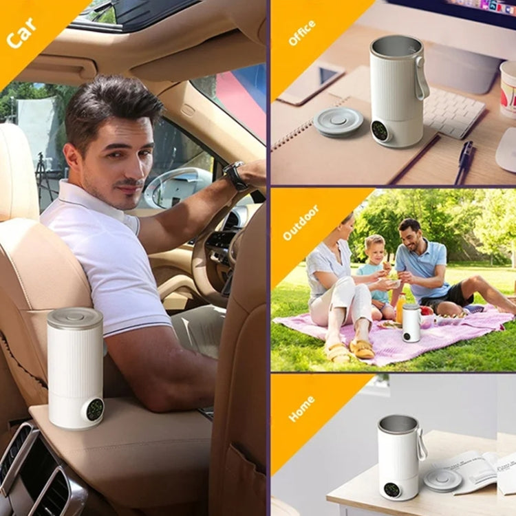 Wireless Milk Warmer Heating Mixing Cup for Coffee / Cereal / Medicine Preparation