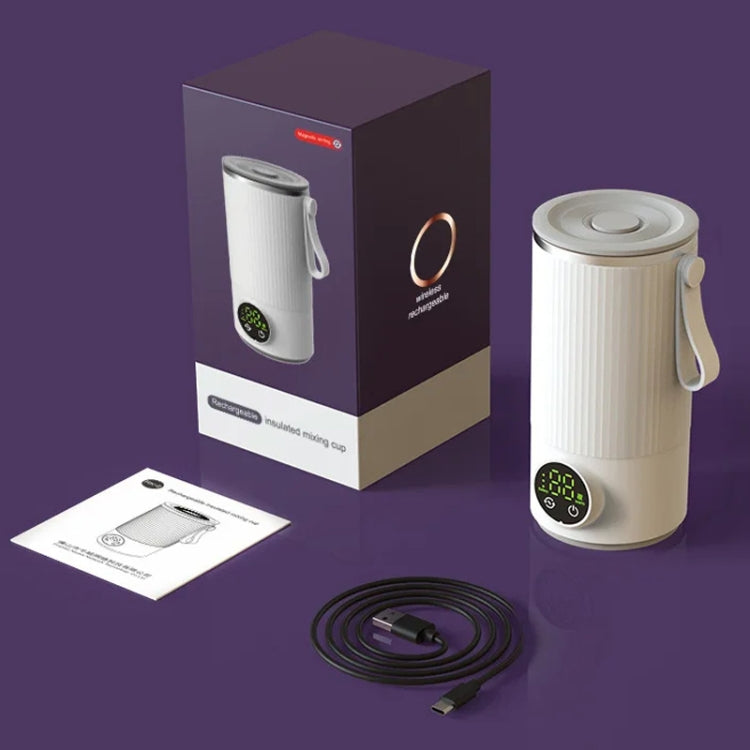 Wireless Milk Warmer Heating Mixing Cup for Coffee / Cereal / Medicine Preparation