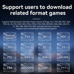 ANBERNIC RG556 Handheld Game Console Android 13 System 5.48-Inch AMOLED Screen WIFI Bluetooth Game Player