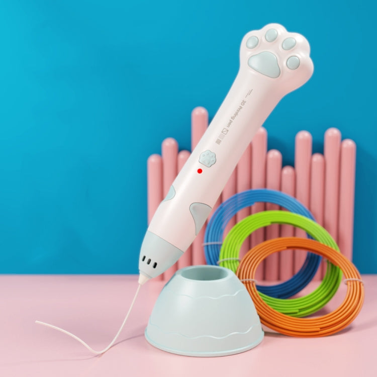 Cat Claw USB Charging Low Temperature 3D Printing Pen Children DIY Graffiti 3D Painting Pen