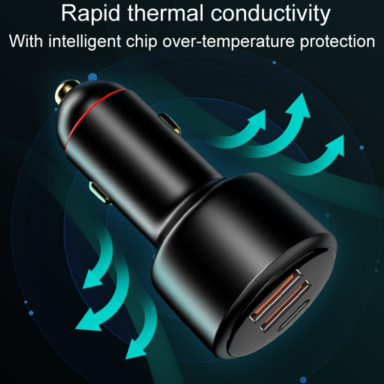 Vehicle Mini Fast Charging Charger Car One To Three Cigarette Lighter