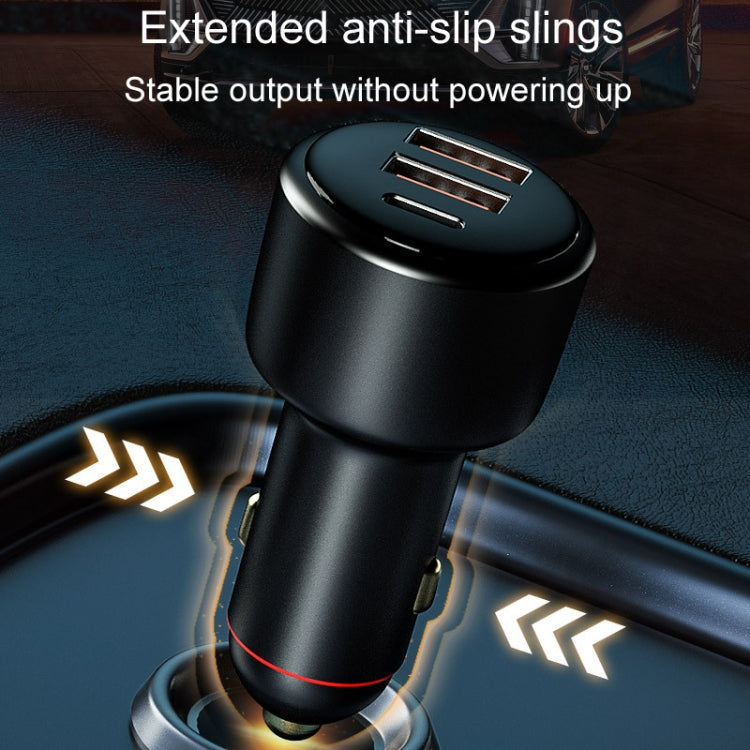 Vehicle Mini Fast Charging Charger Car One To Three Cigarette Lighter