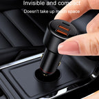 Vehicle Mini Fast Charging Charger Car One To Three Cigarette Lighter