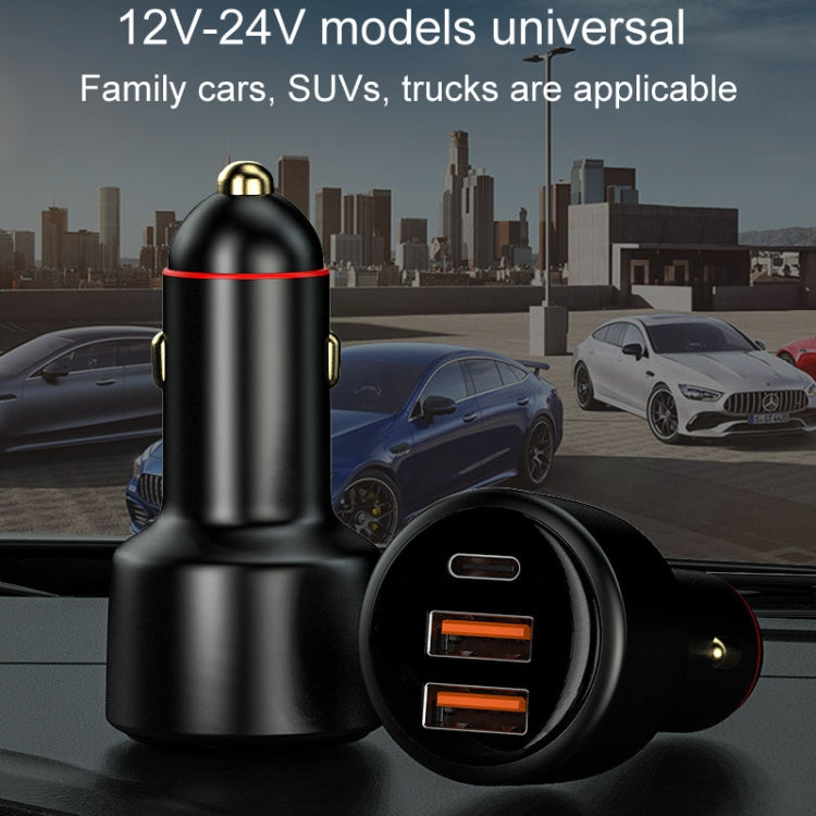 Vehicle Mini Fast Charging Charger Car One To Three Cigarette Lighter