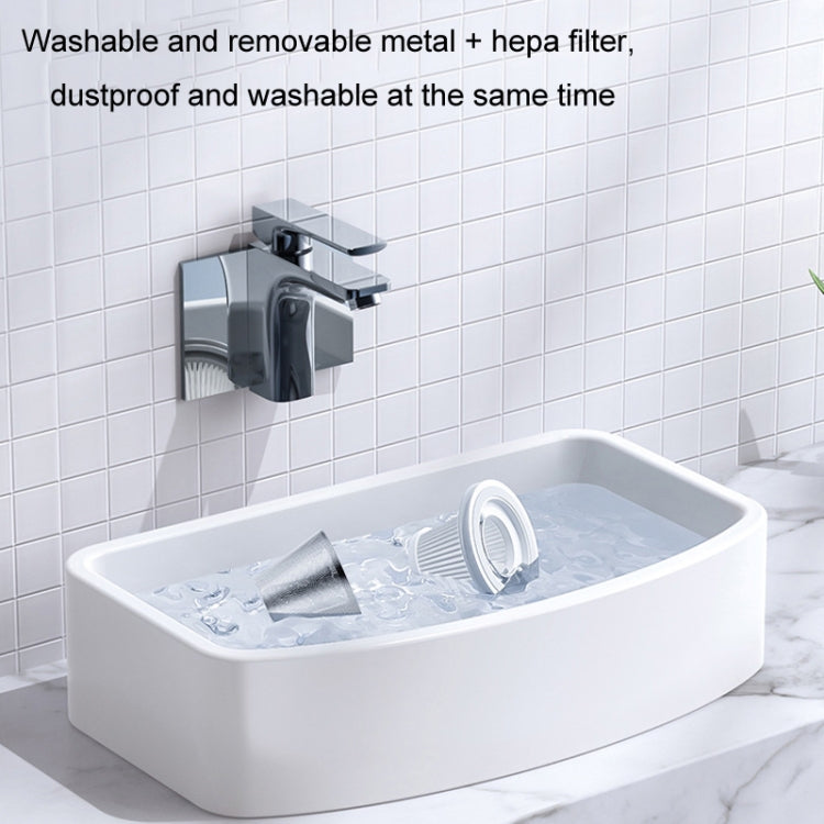 3 in 1 Mini Wireless Charging Handheld Car Vacuum Cleaner