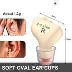 1pair  Invisible In-Ear Hearing Aid Sound Amplifier For The Elderly And Hearing Impaired