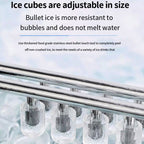 Small Multifunctional Remote Control Ice Maker