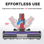 For Dyson V7 V8 V10 V11 Vacuum Cleaner Motor Head Soft Bristle Roller Brush With Light