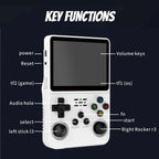 R36S Retro Handheld Game Console Linux System 3.5-Inch Screen Double TF Card Version