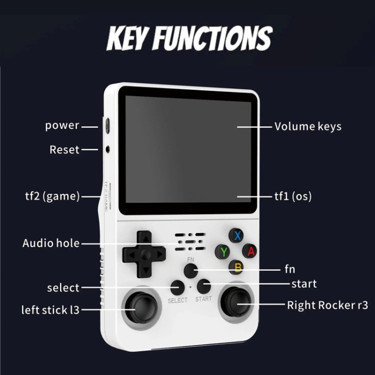 R36S Retro Handheld Game Console Linux System 3.5-Inch Screen Double TF Card Version
