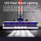 Vacuum Cleaner Soft Velvet Floor Brush Head with LED Lighting Independent Motor