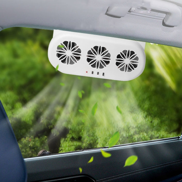 USB Plug-In Car Window Exhaust Fan Car Air Circulation Cooling Ventilation Fan