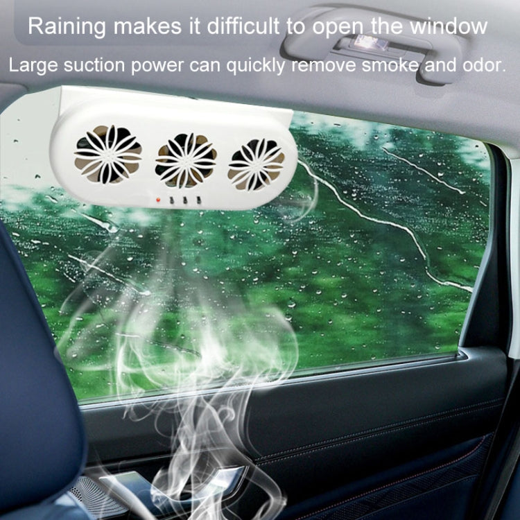 USB Plug-In Car Window Exhaust Fan Car Air Circulation Cooling Ventilation Fan