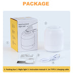 Rechargeable Touch Control LED Night Light Bedside Lamp