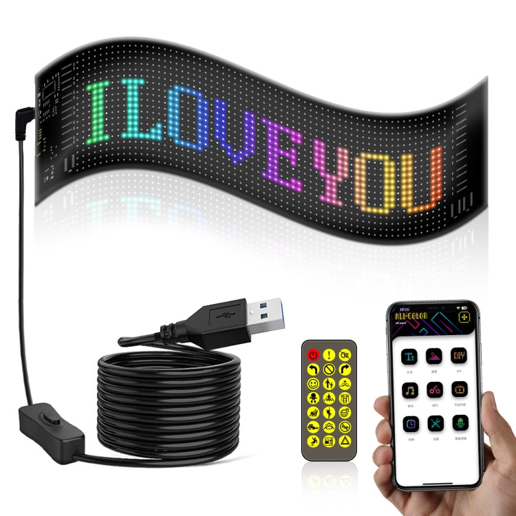 Car Flexible Display Advertising Screen APP Bluetooth Smart Screen
