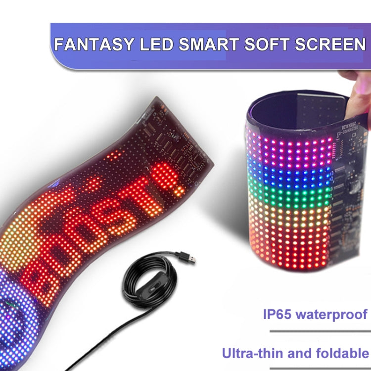 Car Flexible Display Advertising Screen APP Bluetooth Smart Screen