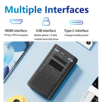 TOUMEI C900 Outdoor Portable Built-In Battery 4K HD Home Music Projector