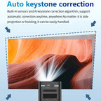 TOUMEI C900 Outdoor Portable Built-In Battery 4K HD Home Music Projector