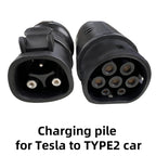 For Tesla-TYPE2 Electric Vehicle Charging Station Adapter Conversion Head