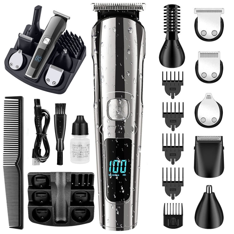6 in 1 Men Waterproof Electric Hair Trimmer Kit Nose Trimmer, Mustache Trimmer Body Shaver