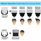 6 in 1 Men Waterproof Electric Hair Trimmer Kit Nose Trimmer, Mustache Trimmer Body Shaver