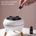 Dynamic Multi-Spray Aromatherapy Diffuser With Colorful Lights Remote Control Humidifier