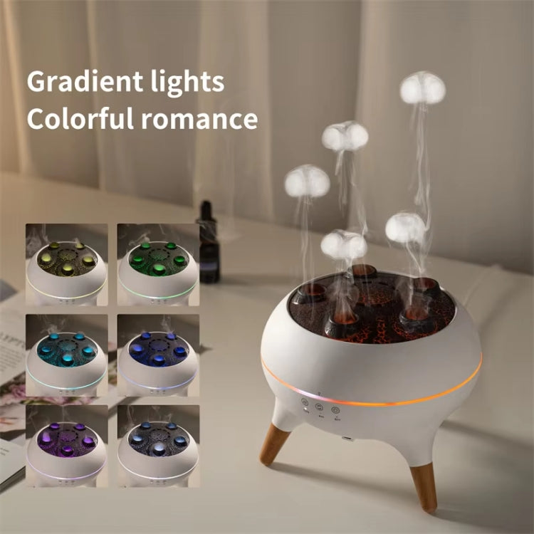 Dynamic Multi-Spray Aromatherapy Diffuser With Colorful Lights Remote Control Humidifier
