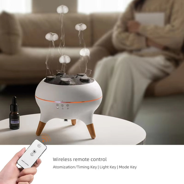 Dynamic Multi-Spray Aromatherapy Diffuser With Colorful Lights Remote Control Humidifier
