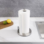 Household Stainless Steel Vertical Paper Towel Holder With Damping Dining Table Kitchen No Punch Paper Roll Holder