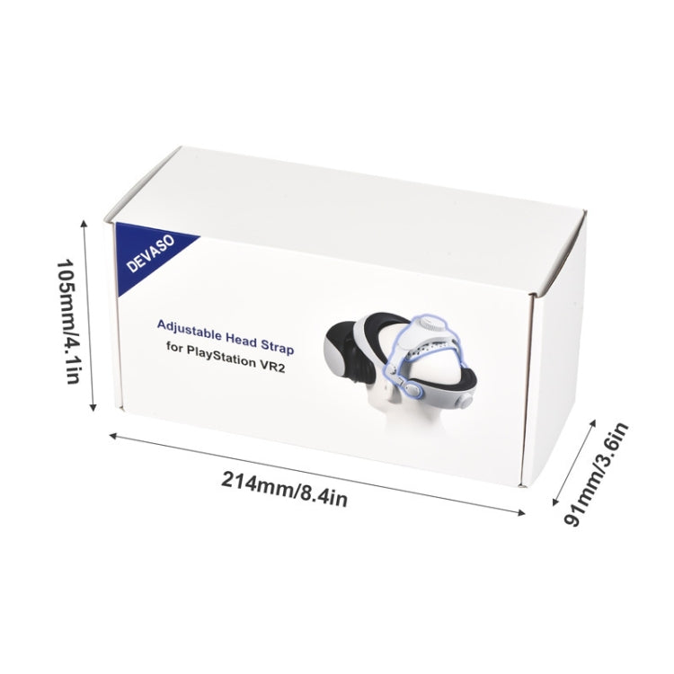 DEVASO For PlayStation VR 2 Elite Headband Non-Slip Comfortable Weight Reducing Headband