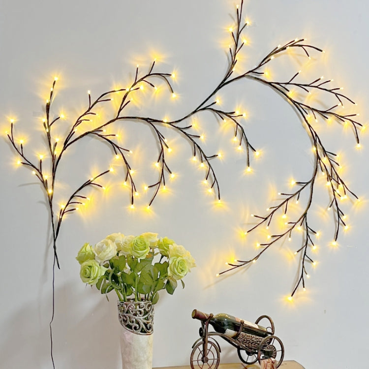 2.3m 144 LEDs Branch Rattan String Lights Wedding Home Decor Garland Lamps