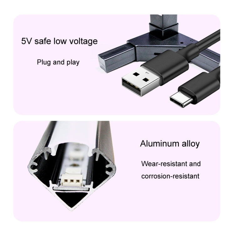 5V Bluetooth Wall Corner Ambient Light APP Remote Control Bedroom Floor Lamp