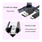 5V Bluetooth Wall Corner Ambient Light APP Remote Control Bedroom Floor Lamp