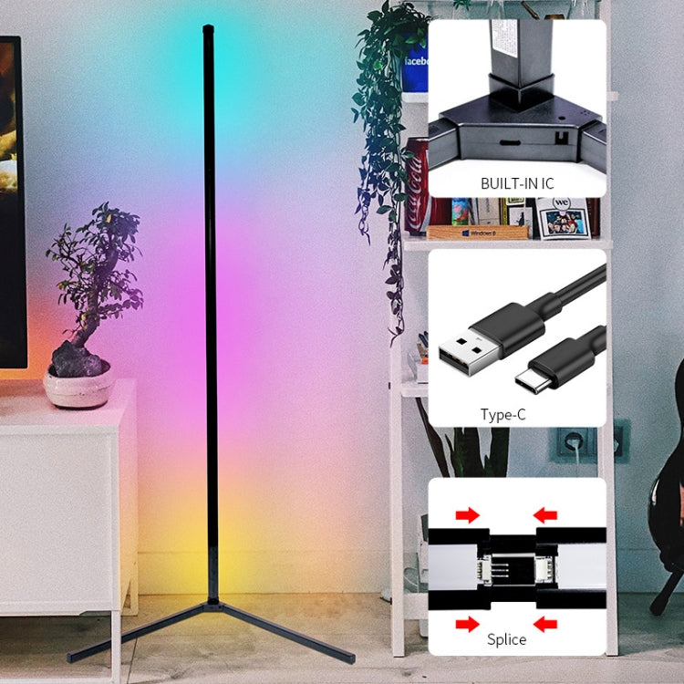 5V Bluetooth Wall Corner Ambient Light APP Remote Control Bedroom Floor Lamp