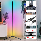 5V Bluetooth Wall Corner Ambient Light APP Remote Control Bedroom Floor Lamp