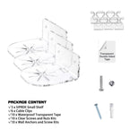 3pcs / Set Acrylic Wall Mount Bracket For Baby Monitor / Safety Camera / Speaker