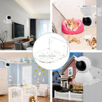 3pcs / Set Acrylic Wall Mount Bracket For Baby Monitor / Safety Camera / Speaker