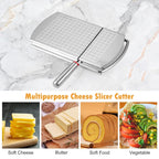 Stainless Steel Scale Cheese Slicer Kitchen Tools Bread Divider